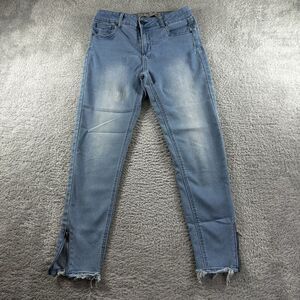 Denim‎ Co. Skinny Jeans Womens 8 Blue Denim Stretch Zipper Ankle Tappered Y2K